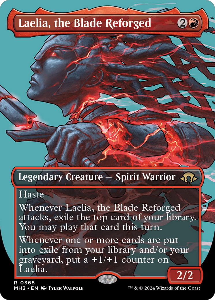 Laelia, the Blade Reforged (Borderless) [Modern Horizons 3] | Nerdhalla Games