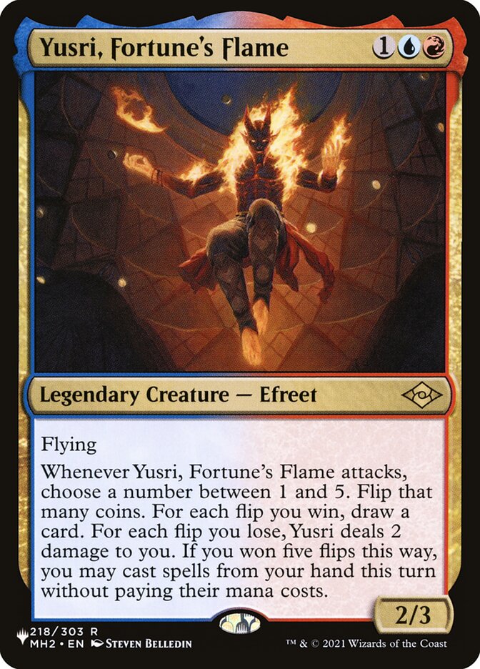 Yusri, Fortune's Flame [Secret Lair: Heads I Win, Tails You Lose] | Nerdhalla Games