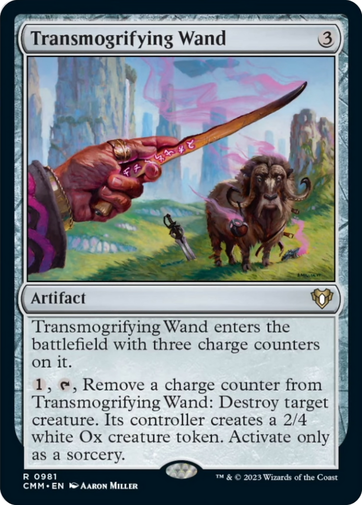 Transmogrifying Wand [Commander Masters] | Nerdhalla Games