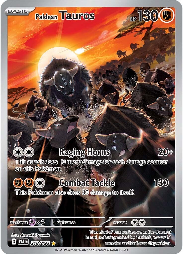 Paldean Tauros (218/193) [Scarlet & Violet: Paldea Evolved] | Nerdhalla Games