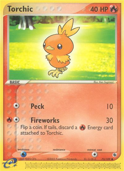 Torchic (73/109) [EX: Ruby & Sapphire] | Nerdhalla Games