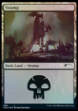 Swamp (Minions) (556) [Secret Lair Drop Promos] | Nerdhalla Games