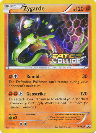 Zygarde (XY129) (Staff) [XY: Black Star Promos] | Nerdhalla Games