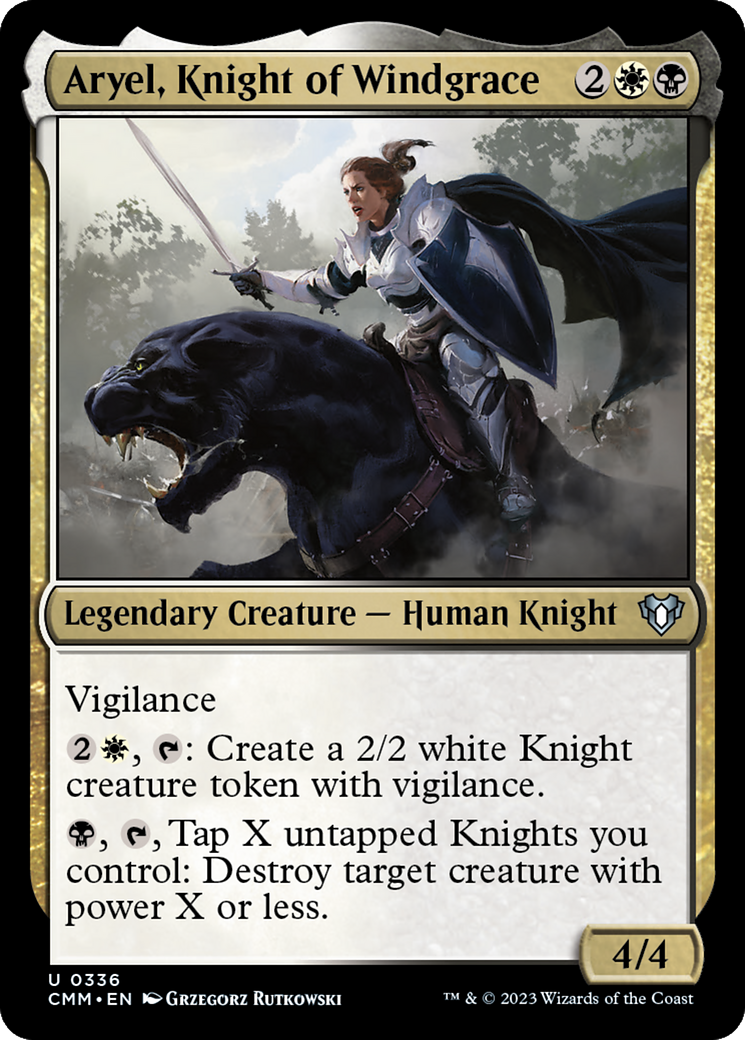 Aryel, Knight of Windgrace [Commander Masters] | Nerdhalla Games