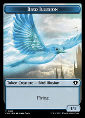 Thopter // Bird Illusion Double-Sided Token [Commander Masters Tokens] | Nerdhalla Games