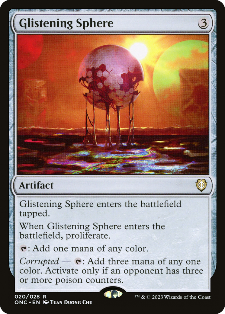 Glistening Sphere [Phyrexia: All Will Be One Commander] | Nerdhalla Games