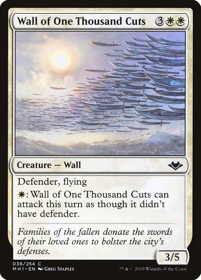 Wall of One Thousand Cuts [Modern Horizons] | Nerdhalla Games