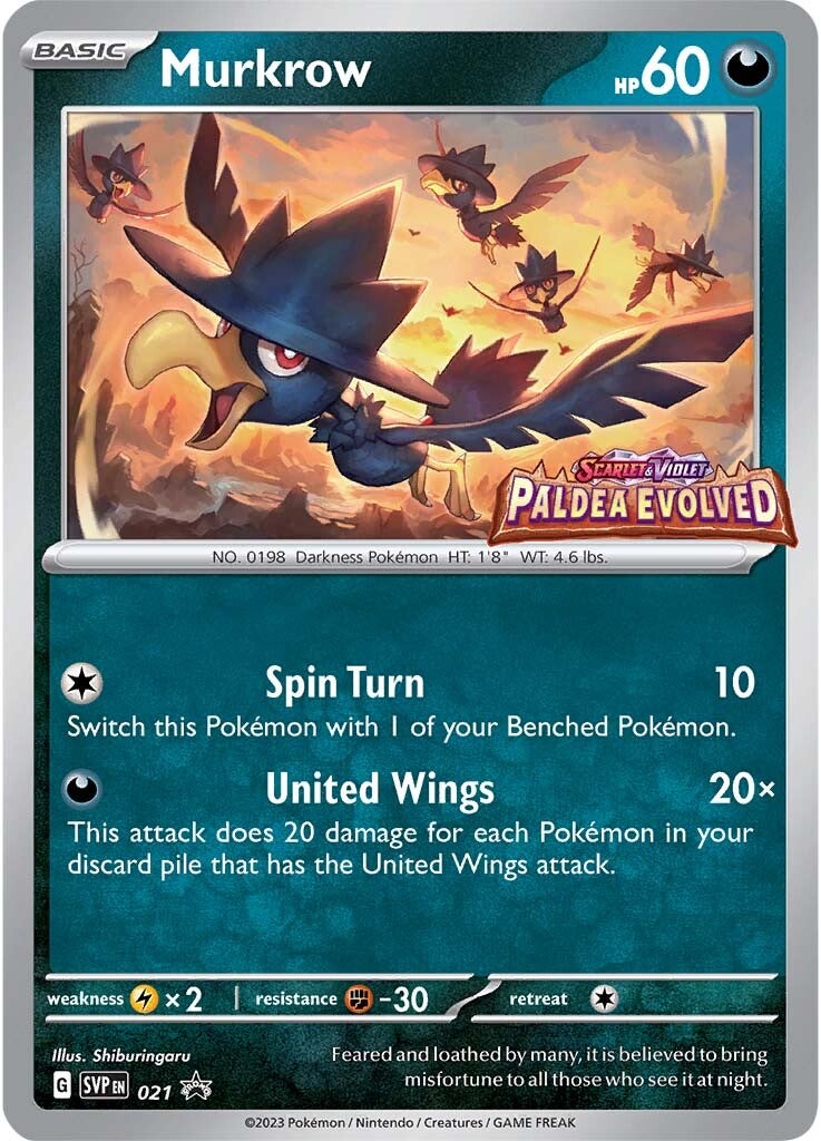 Murkrow (021) [Scarlet & Violet: Black Star Promos] | Nerdhalla Games