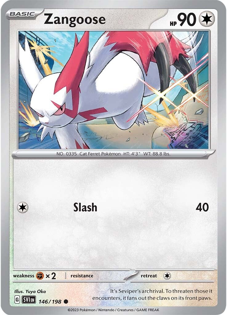 Zangoose (146/198) [Scarlet & Violet: Base Set] | Nerdhalla Games