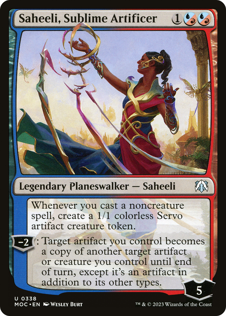 Saheeli, Sublime Artificer [March of the Machine Commander] | Nerdhalla Games