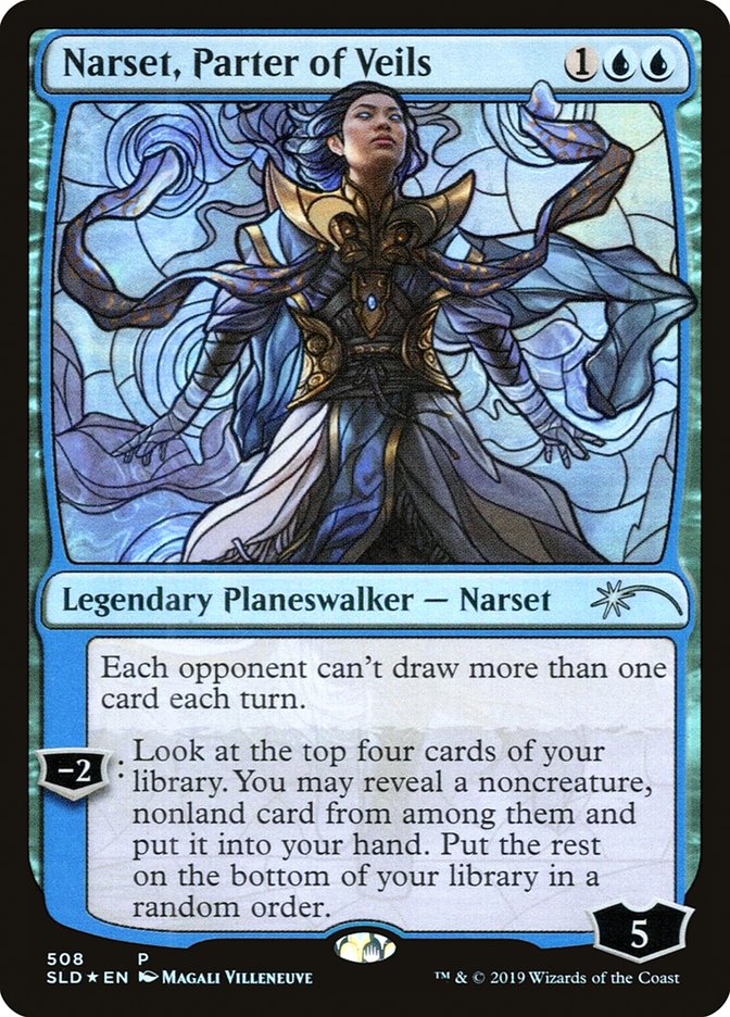 Narset, Parter of Veils (Stained Glass) [Secret Lair Drop Promos] | Nerdhalla Games