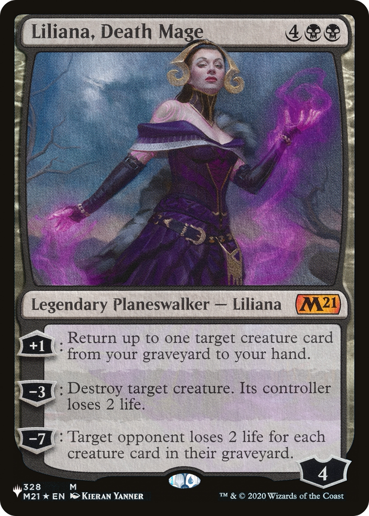 Liliana, Death Mage [The List Reprints] | Nerdhalla Games