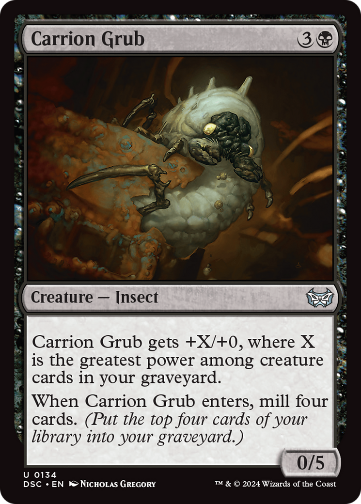 Carrion Grub [Duskmourn: House of Horror Commander] | Nerdhalla Games