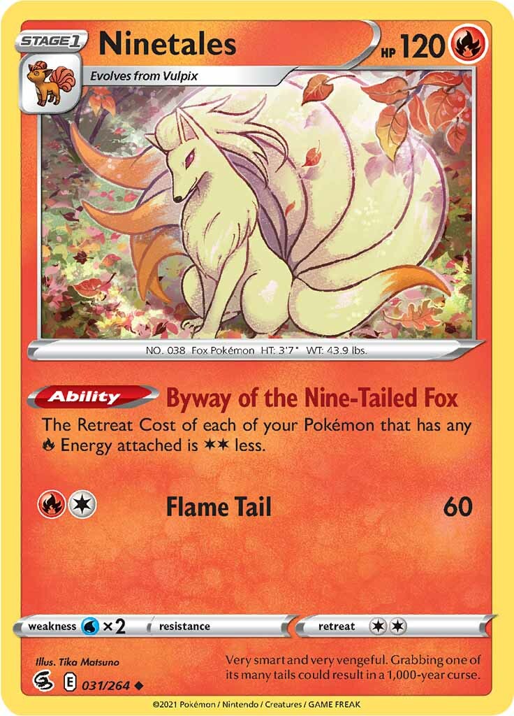 Ninetales (031/264) [Sword & Shield: Fusion Strike] | Nerdhalla Games