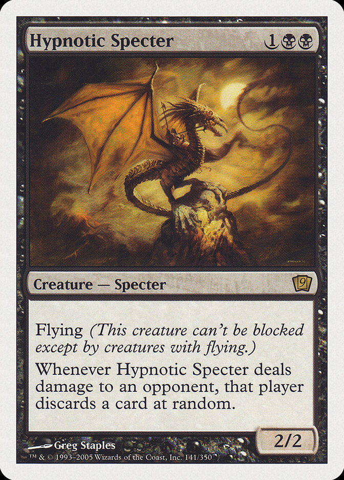 Hypnotic Specter (9th Edition) (Oversized) [Oversize Cards] | Nerdhalla Games