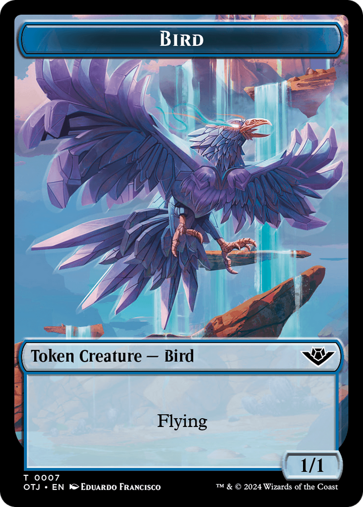 Bird // Plot Double-Sided Token [Outlaws of Thunder Junction Tokens] | Nerdhalla Games