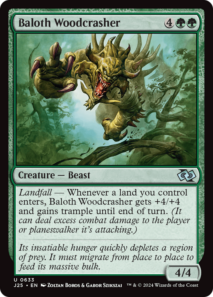 Baloth Woodcrasher [Foundations Jumpstart] | Nerdhalla Games