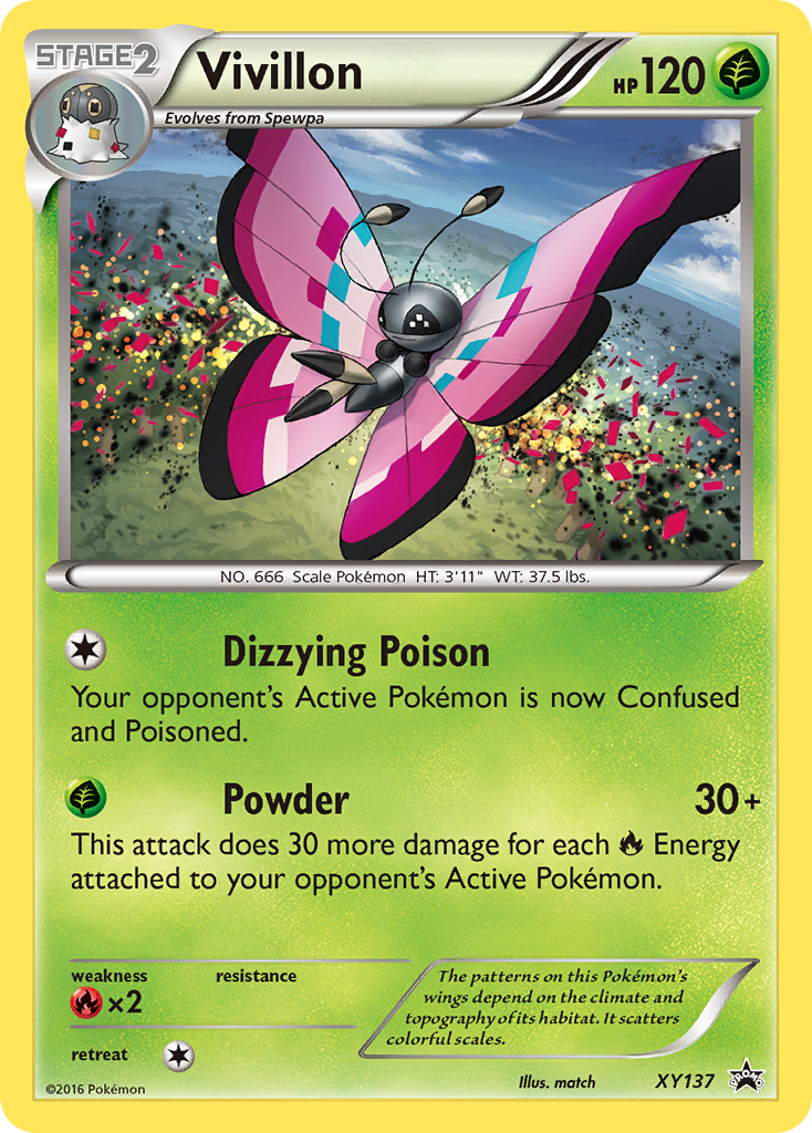 Vivillon (XY137) [XY: Black Star Promos] | Nerdhalla Games