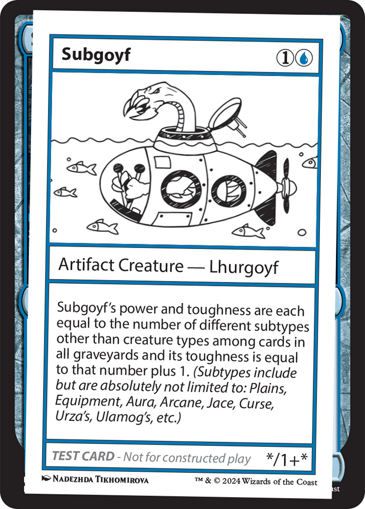 Subgoyf [Mystery Booster 2 Playtest Cards] | Nerdhalla Games