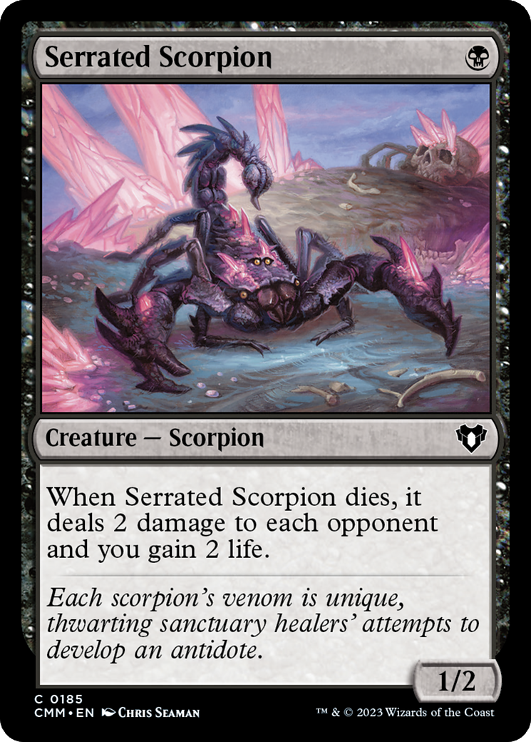 Serrated Scorpion [Commander Masters] | Nerdhalla Games