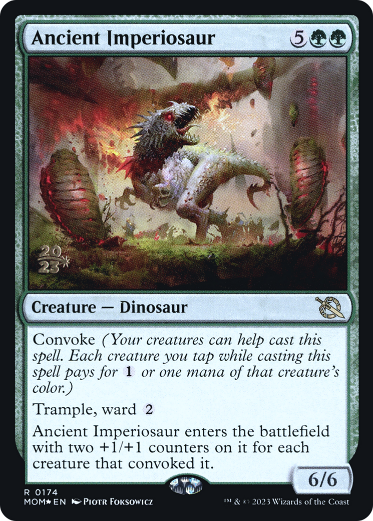 Ancient Imperiosaur [March of the Machine Prerelease Promos] | Nerdhalla Games