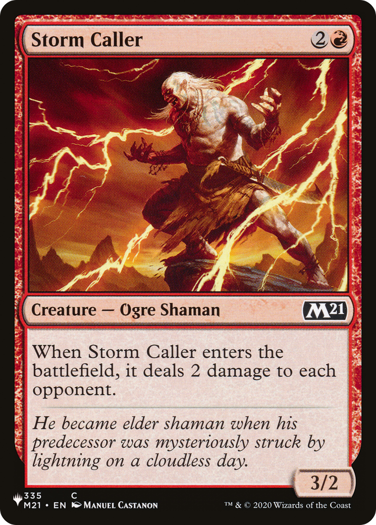 Storm Caller [The List Reprints] | Nerdhalla Games