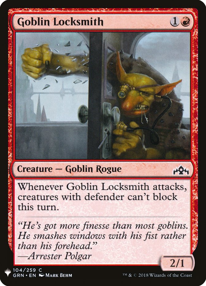 Goblin Locksmith [Mystery Booster] | Nerdhalla Games