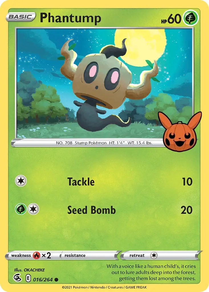 Phantump (016/264) [Trick or Trade] | Nerdhalla Games