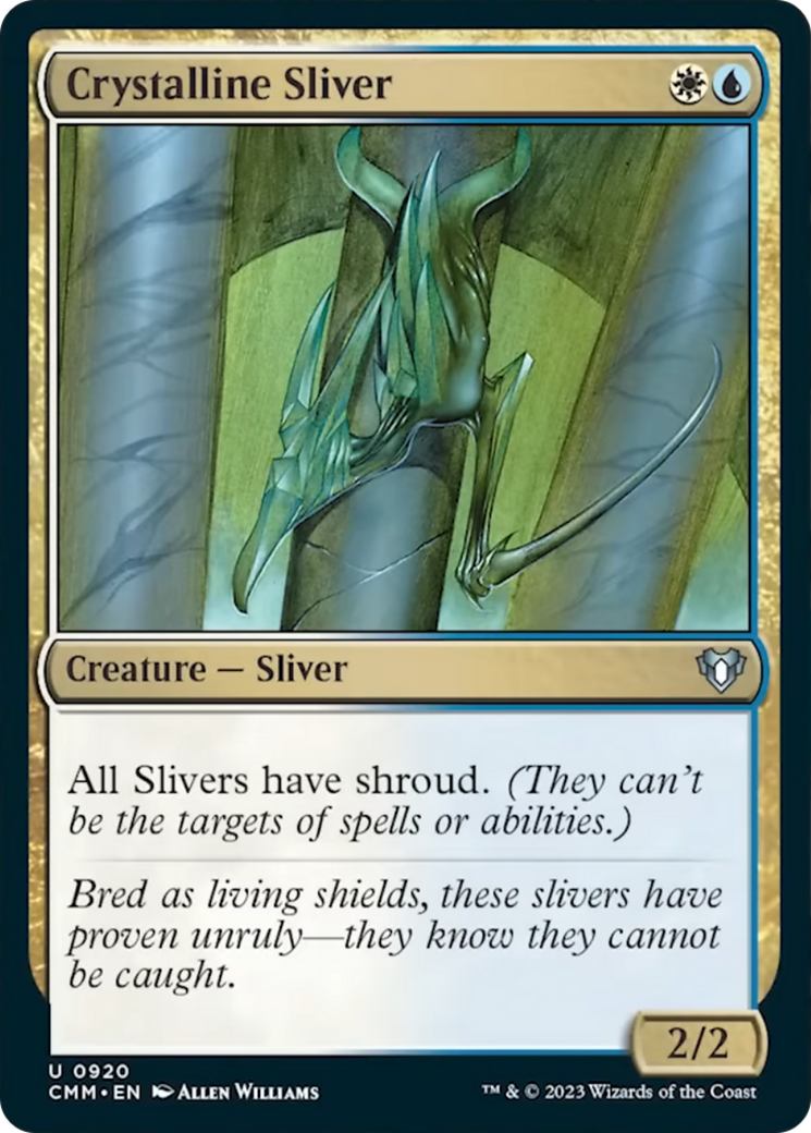 Crystalline Sliver [Commander Masters] | Nerdhalla Games