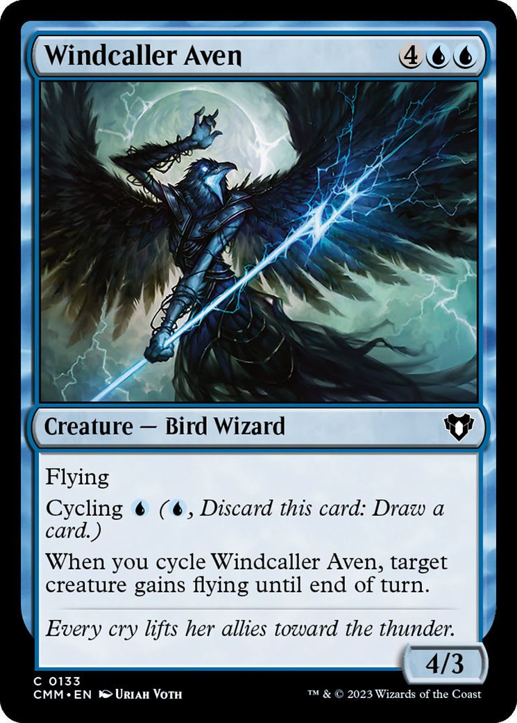 Windcaller Aven [Commander Masters] | Nerdhalla Games