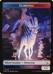 Elemental (09) // Spirit (13) Double-Sided Token [March of the Machine Tokens] | Nerdhalla Games