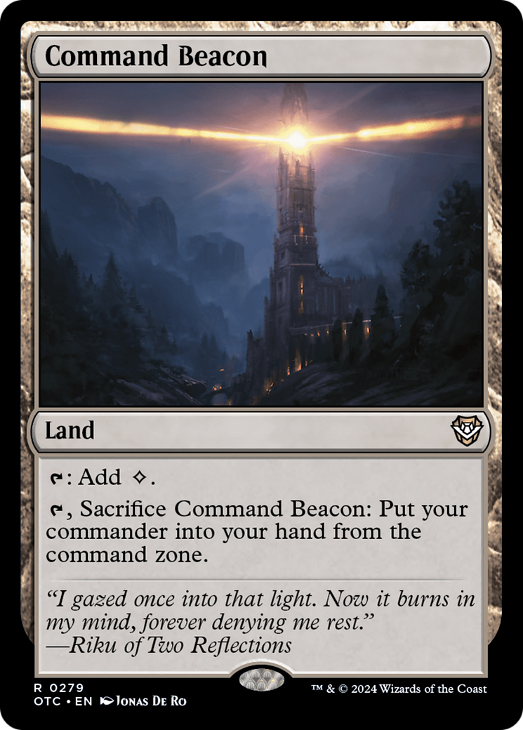 Command Beacon [Outlaws of Thunder Junction Commander] | Nerdhalla Games