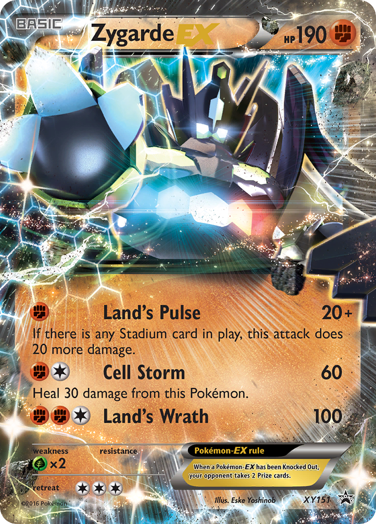 Zygarde EX (XY151) [XY: Black Star Promos] | Nerdhalla Games