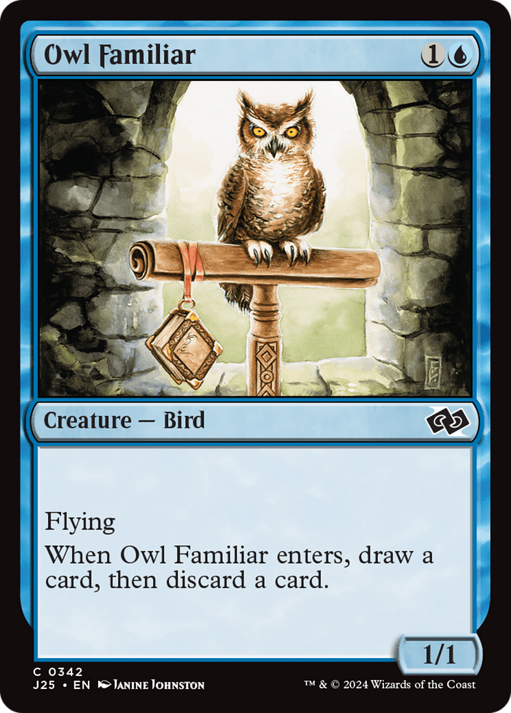 Owl Familiar [Foundations Jumpstart] | Nerdhalla Games