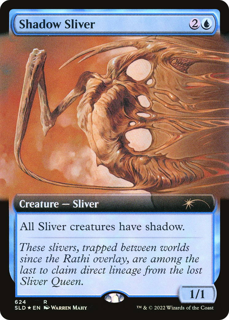 Shadow Sliver (Extended Art) [Secret Lair Drop Promos] | Nerdhalla Games