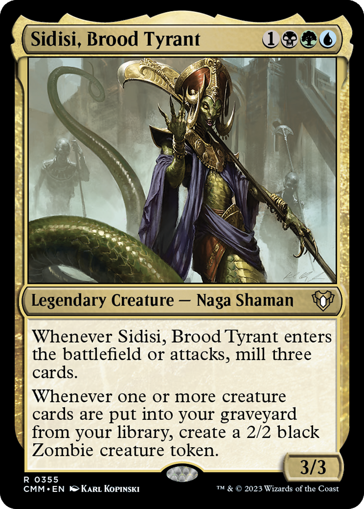 Sidisi, Brood Tyrant [Commander Masters] | Nerdhalla Games