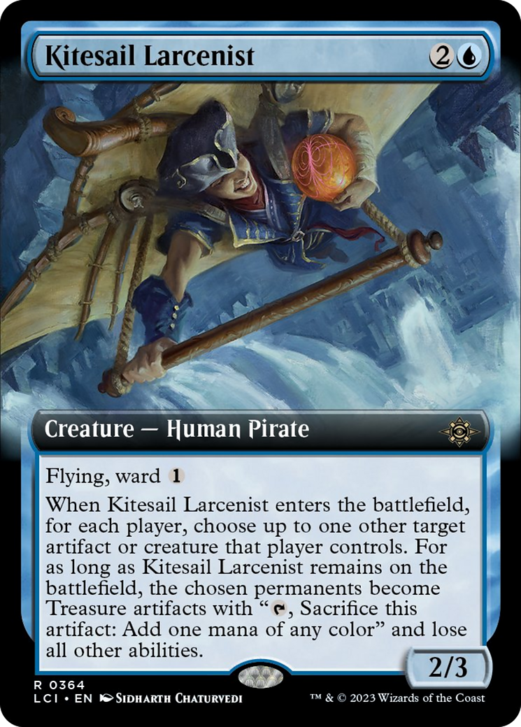 Kitesail Larcenist (Extended Art) [The Lost Caverns of Ixalan] | Nerdhalla Games