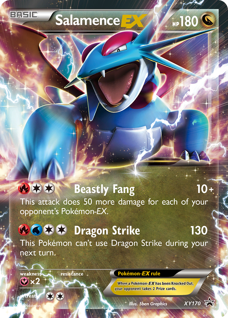 Salamence EX (XY170) [XY: Black Star Promos] | Nerdhalla Games