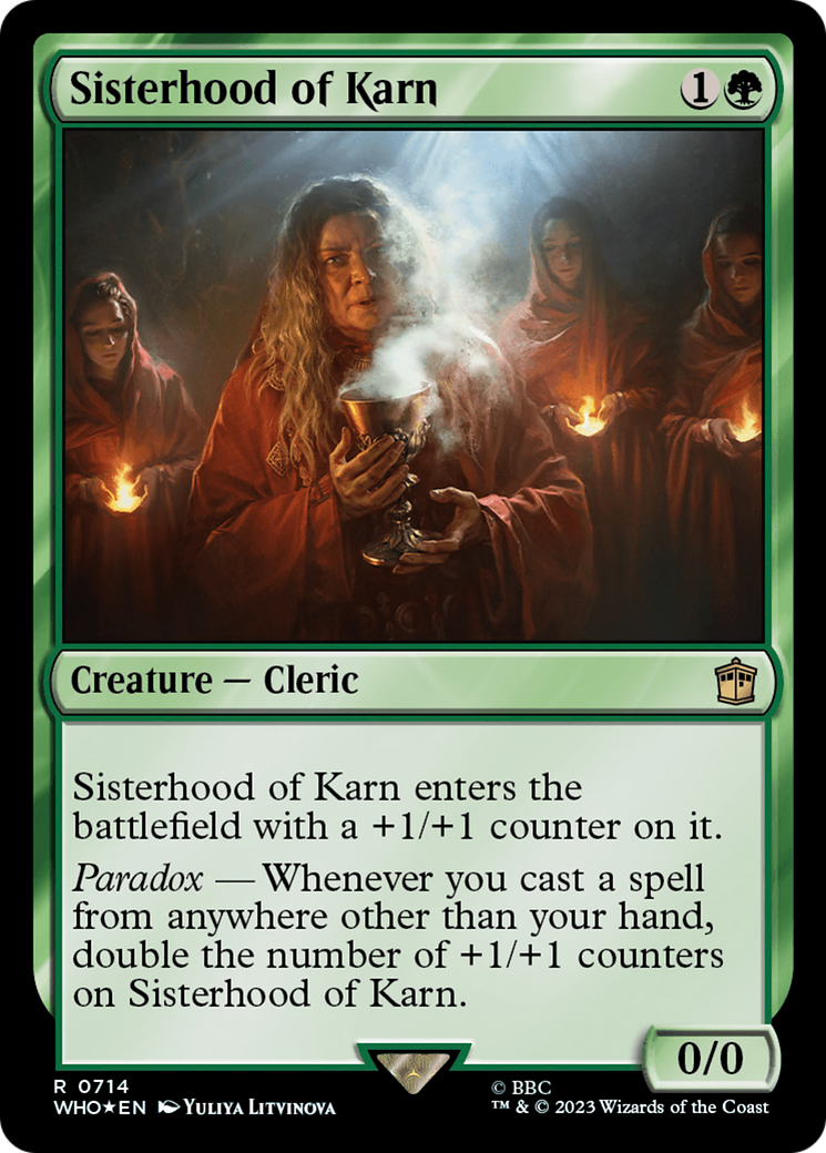 Sisterhood of Karn (Surge Foil) [Doctor Who] | Nerdhalla Games