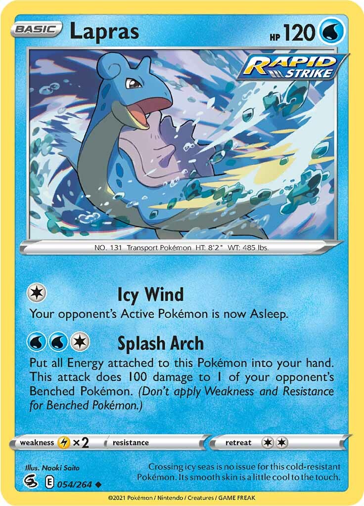 Lapras (054/264) [Sword & Shield: Fusion Strike] | Nerdhalla Games