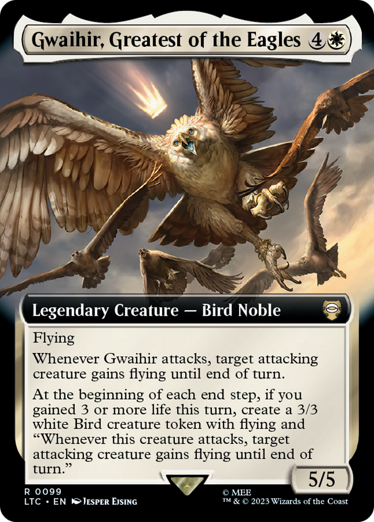 Gwaihir, Greatest of the Eagles (Extended Art) [The Lord of the Rings: Tales of Middle-Earth Commander] | Nerdhalla Games