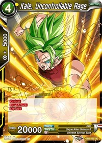 Kale, Uncontrollable Rage (Divine Multiverse Draft Tournament) (DB2-102) [Tournament Promotion Cards] | Nerdhalla Games