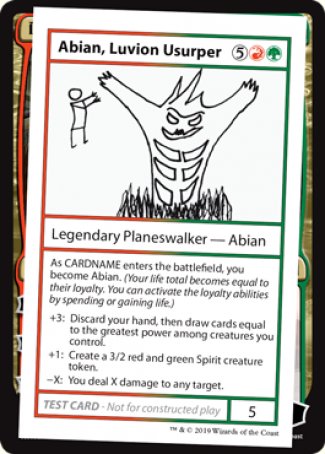 Abian, Luvion Usurper (2021 Edition) [Mystery Booster Playtest Cards] | Nerdhalla Games