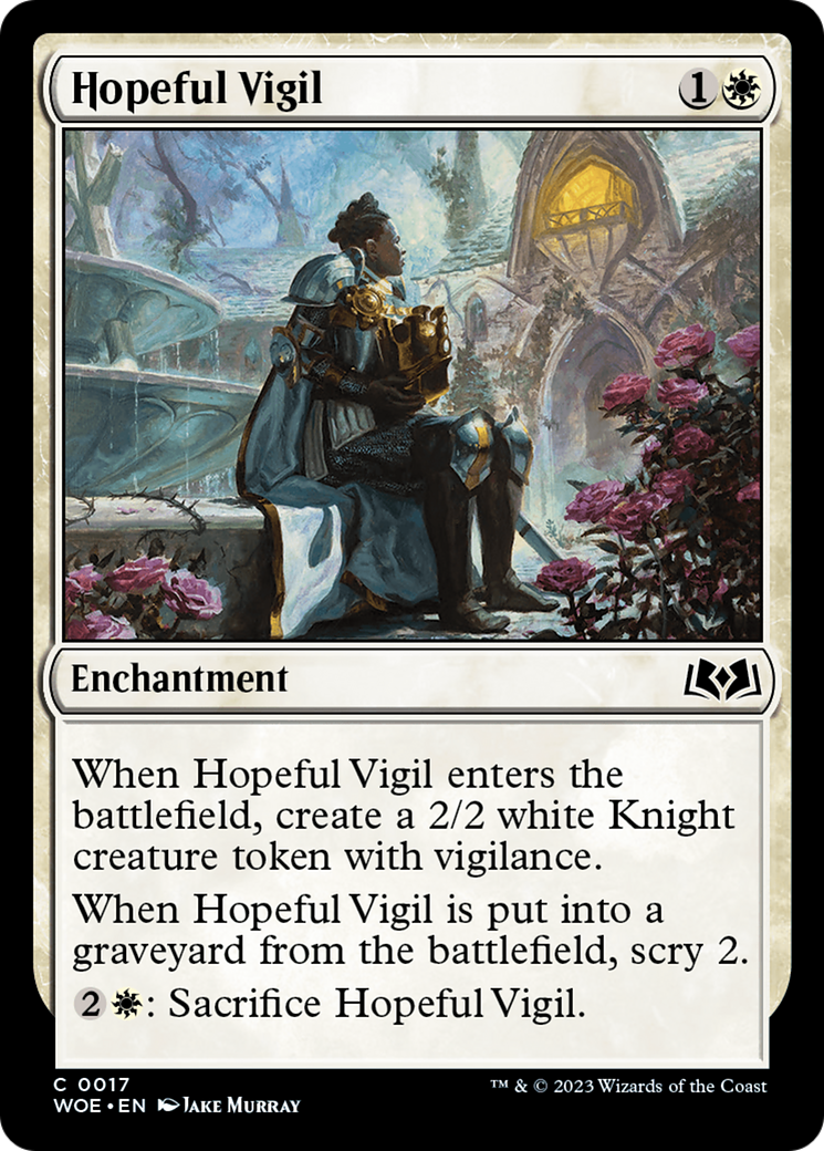 Hopeful Vigil [Wilds of Eldraine] | Nerdhalla Games