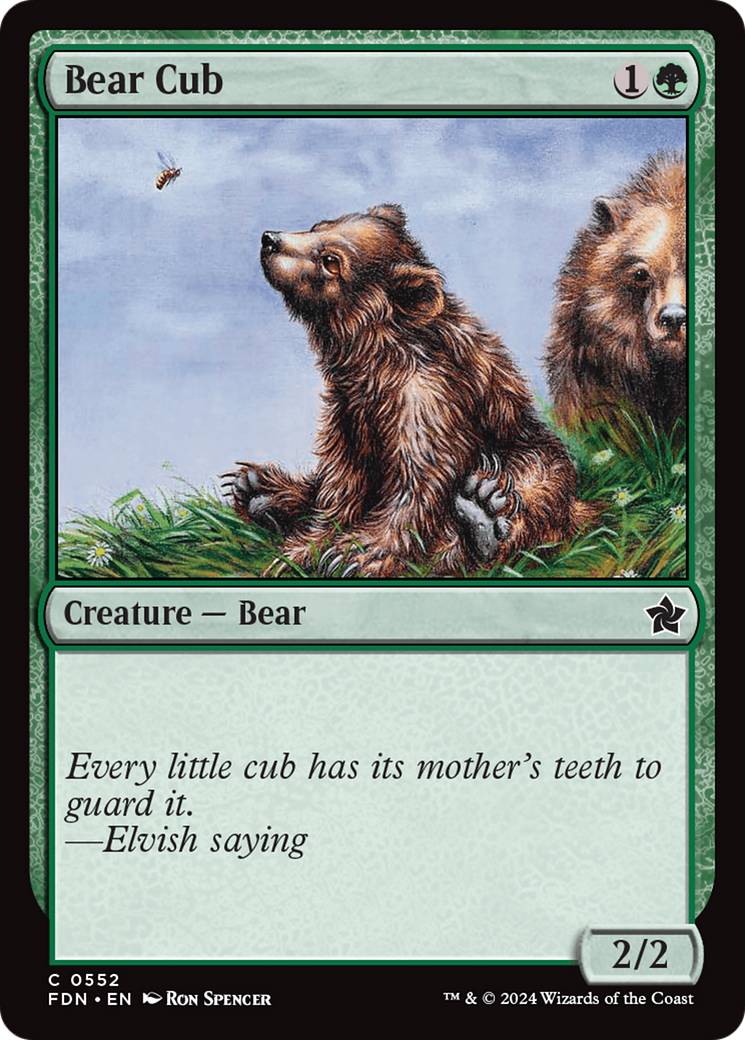 Bear Cub [Foundations] | Nerdhalla Games