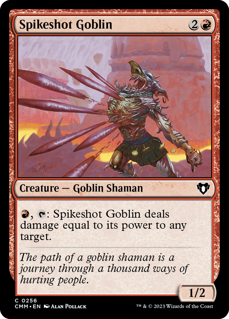 Spikeshot Goblin [Commander Masters] | Nerdhalla Games