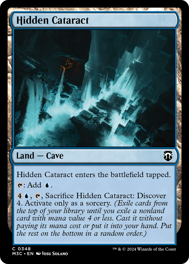 Hidden Cataract (Ripple Foil) [Modern Horizons 3 Commander] | Nerdhalla Games