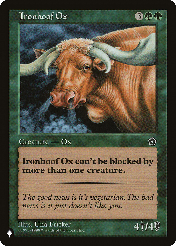 Ironhoof Ox [The List Reprints] | Nerdhalla Games