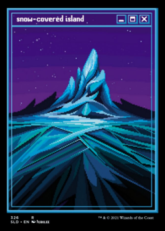 Snow-Covered Island (Foil Etched) [Secret Lair Drop Series] | Nerdhalla Games