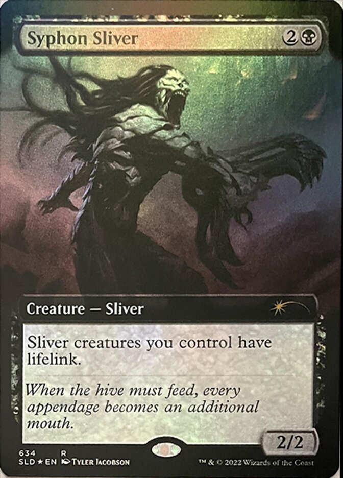 Syphon Sliver (Extended Art) [Secret Lair Drop Promos] | Nerdhalla Games